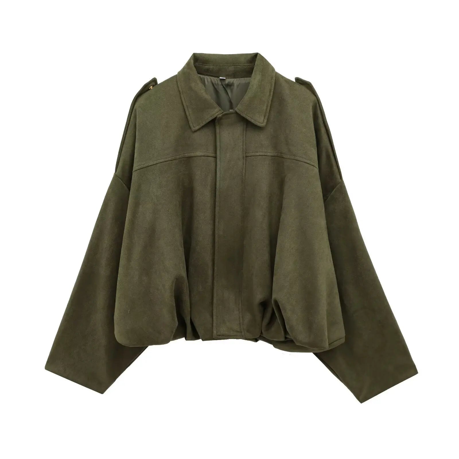 2025 Summer New Women's Elegant Loose Jacket Cross-Border Source All-Match Simple Lapel Long-Sleeved Casual Style