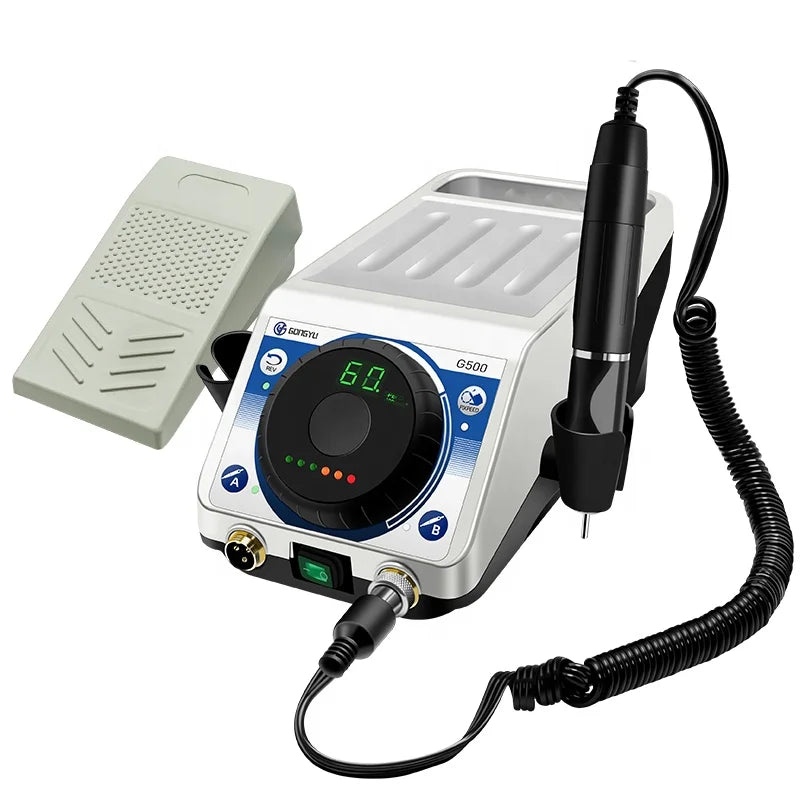 2027 AT-CM-047 with A23 Nail Vacuum Cleaner Dental Micro Motor Jewelry Tools and Equipment