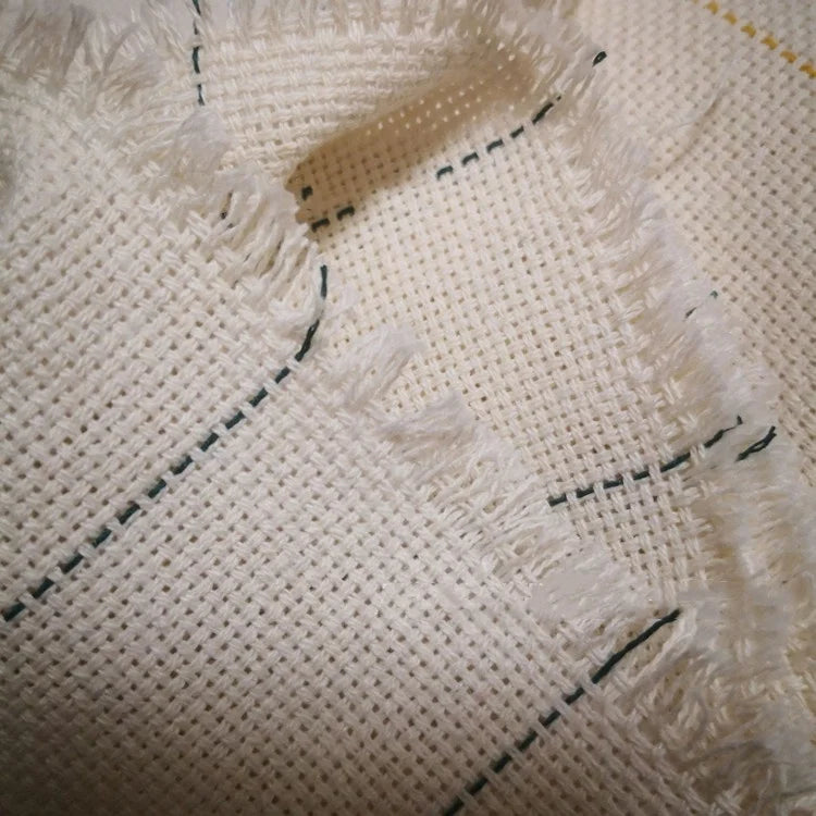 Factory White Embroidery Fabric Roll 2*10m Tufting Rug Backing Cloth Primary Monks Tufting Gun Cloth for Rug Carpet