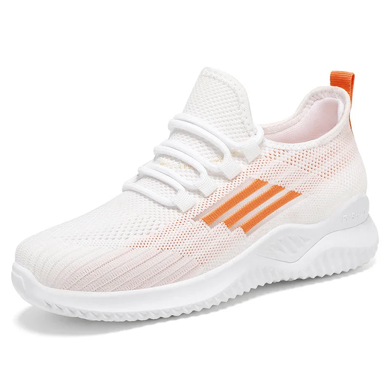Spring and Summer New Mesh Women's Shoes Breathable Sports Soft Bottom Travel Shoes