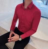 Liu Ming Hot Product 2024 Autumn Men s Clothes Casual Slim Social Party Long Sleeve Business Formal Shirt