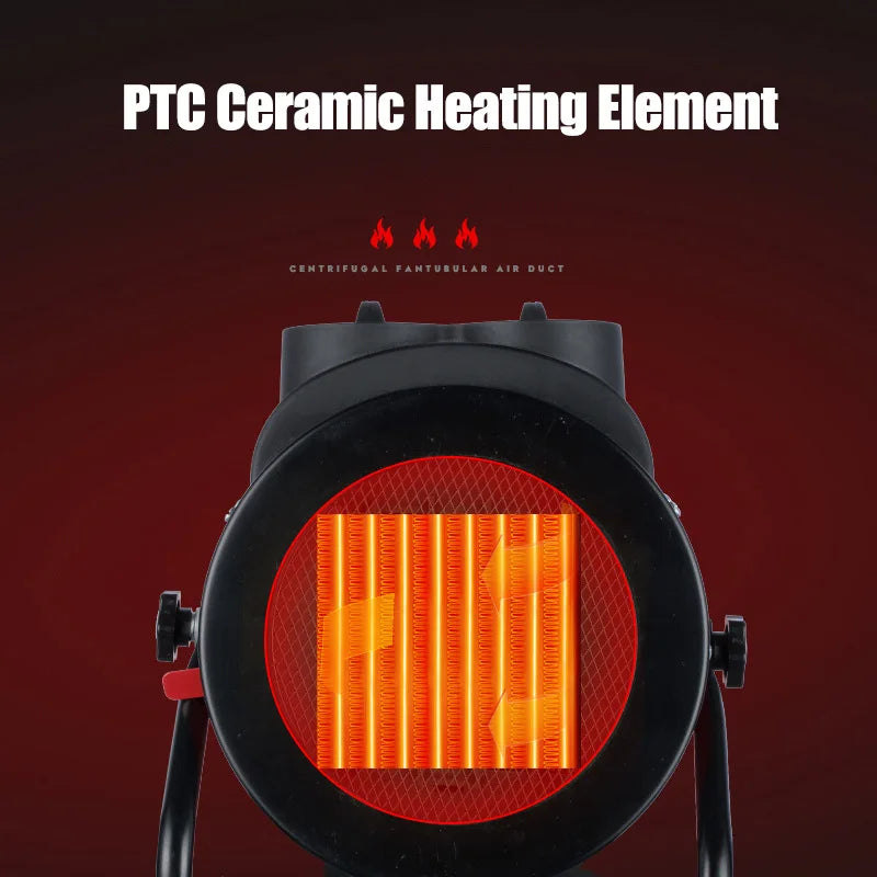 2000W Portable Electric Space Air Heater Mini Electric Cooler Home Fan Heater Fast Heating Handy Air Warmer Office Bedroom 220V