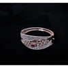 Trendy Luxury Oval Cut Filled Diamond Bracelet Ladies 9K Rose Gold HI Diamonds SI Clarity 4.91 CT IGI Certified Rhodium