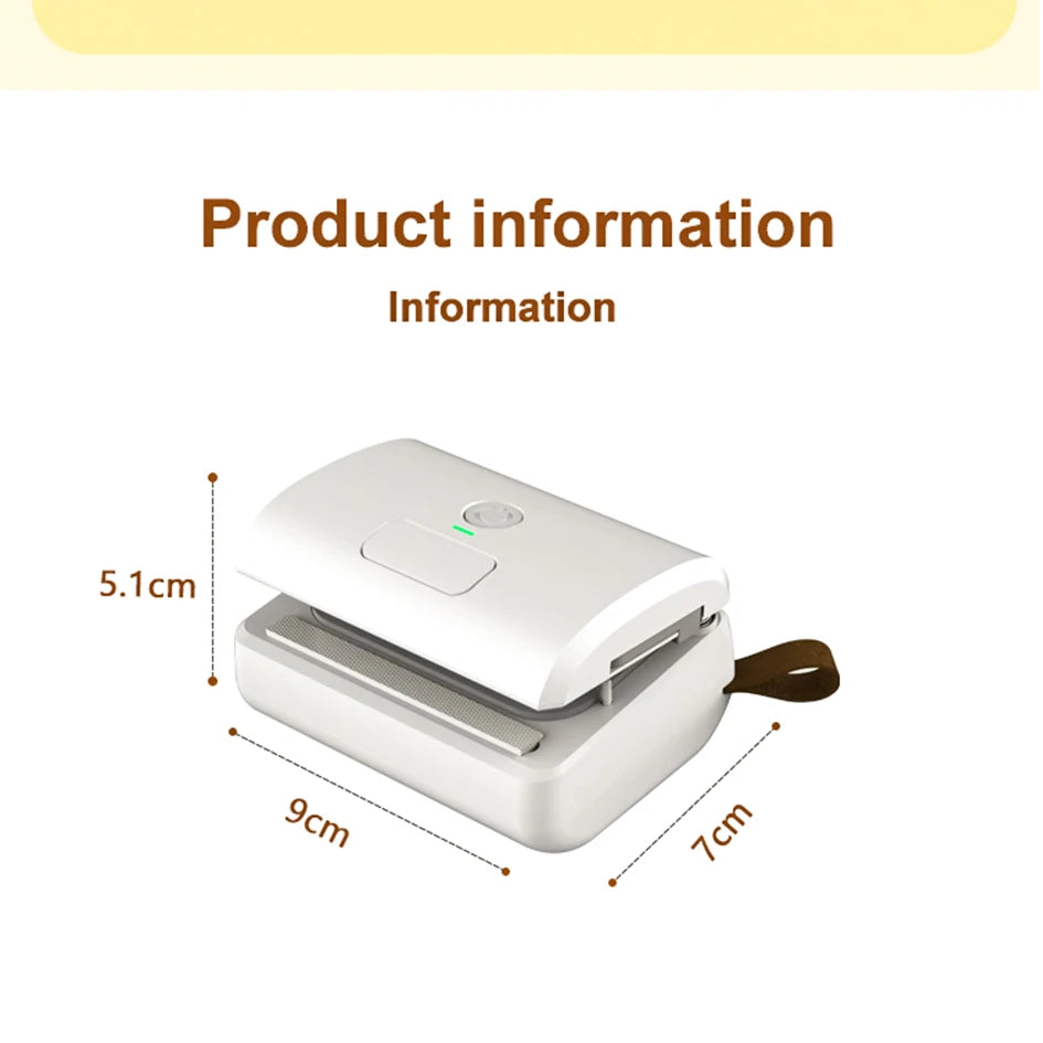 7 in 1 Fresh Save Household Small Sealing Machine Air Suction Hand Vacuum Pump Sealer Electric Vacuum Food Sealers Outdoor BBQ