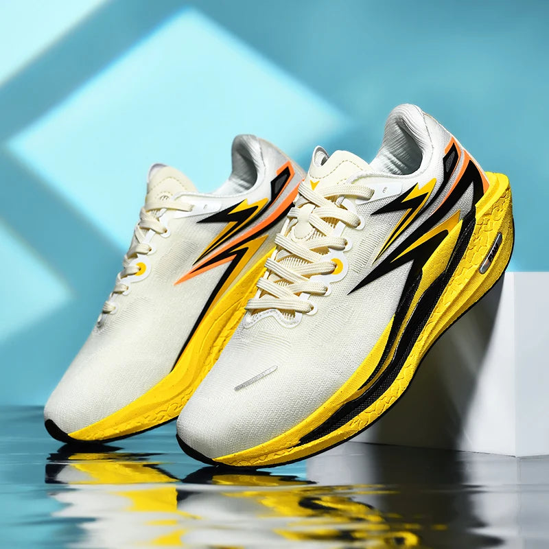 New Design Breathable Mesh Upper Fashion Casual Trainers Lace-up Tennis Sport Shoes for Men Spring Autumn Size 46