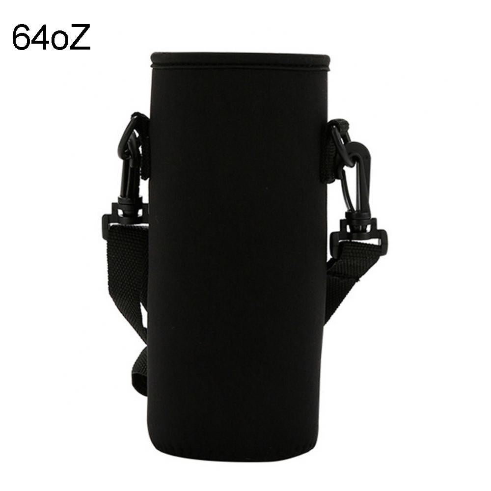 Portable Water Bottle Carrier Insulated Cup Cover Bag Holder Pouch with Strap Sports Bottle Covers