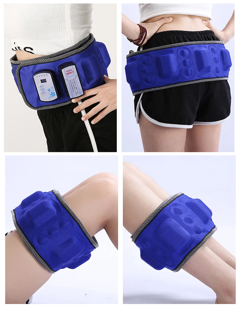 Wireless Electric Massage Slimming Belt Lose Weight Fitness Fat Burning Vibration Abdominal Belly Muscle Trainer Stimulator