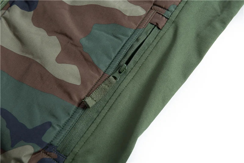 Mege Men's Tactical Jacket Coat Fleece Parka Outdoor Outwear Lightweight Gear