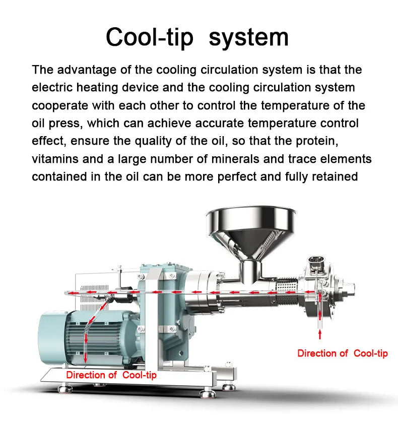 New Design 20KG/H Cold Press Oil Machine Peanut Sesame Sunflower Seed Peanut Cold Screw Oil Press Machine