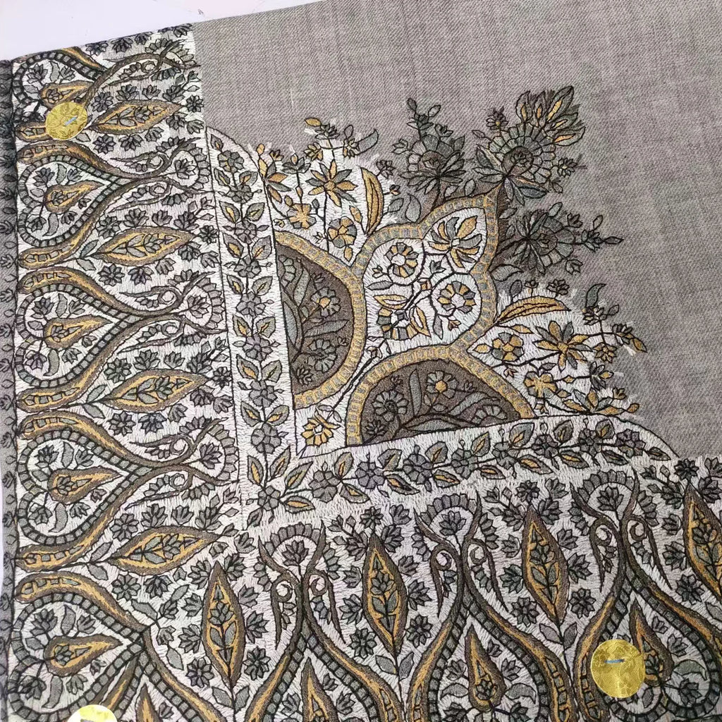 High Quality Yemeni Men Shawl Shemagh Arab Scarf for Men 55x55inch Embroidery 10cm in Stock