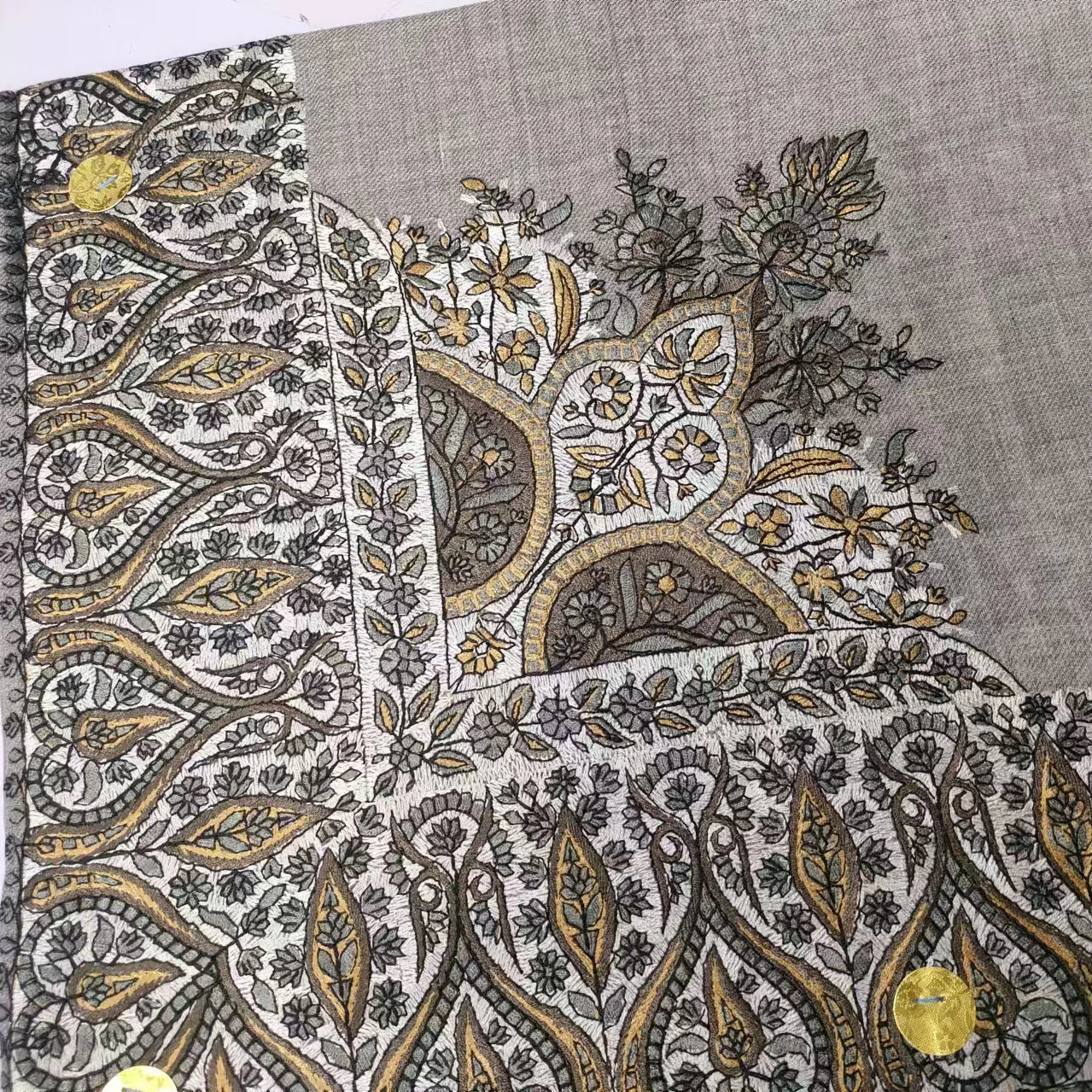 High Quality Yemeni Men Shawl Shemagh Arab Scarf for Men 55x55inch Embroidery 10cm in Stock