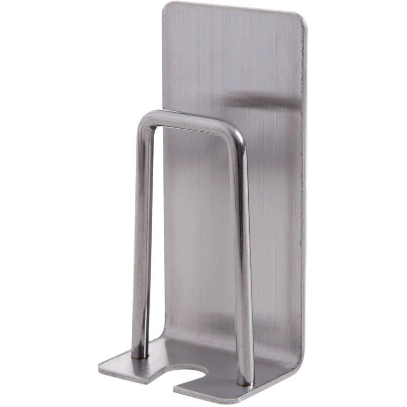 WIKHOSTAR 1/2 pcs Stainless Steel Toothbrush Holder Shaver Cup Wall Mount Toothbrush Storage Rack Bathroom Accessories Set