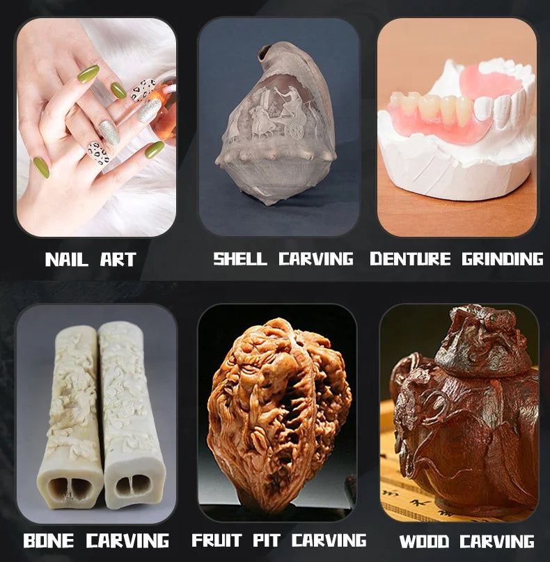 20278 S AT-NDC-025 Better Than 4Blanc Nail Dust Extractor Collector Nails Vacuum Cleaner