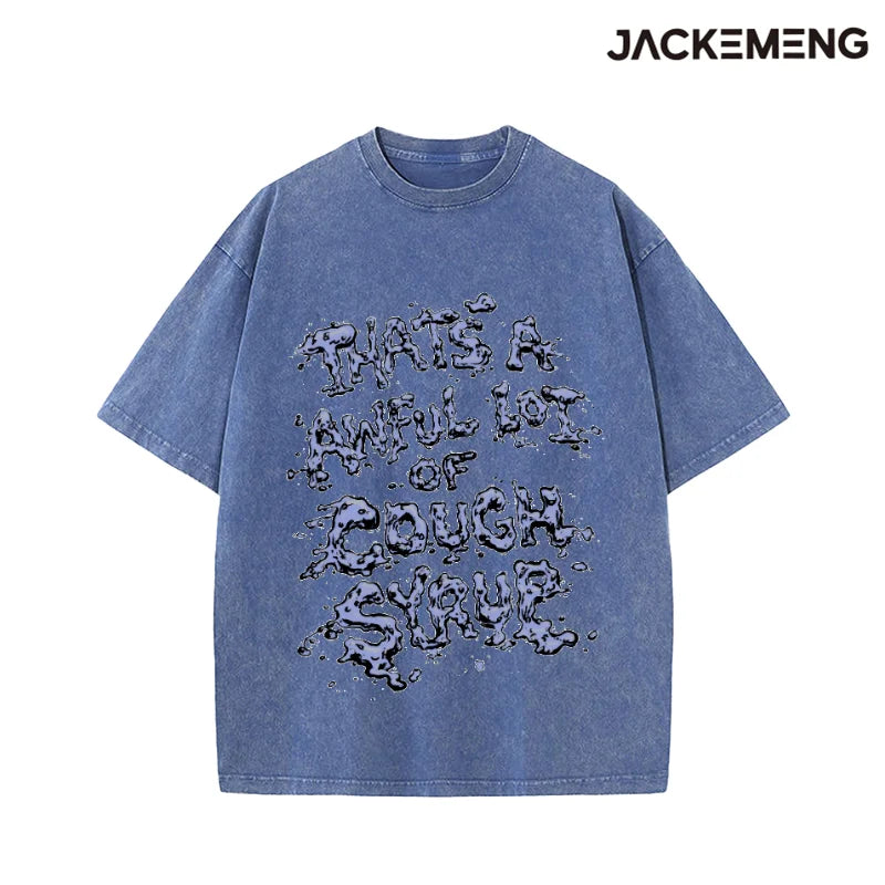 Oversized Vintage Grunge Streetwear Print Tshirt USA Stock Wholesale Y2K Casual Tee