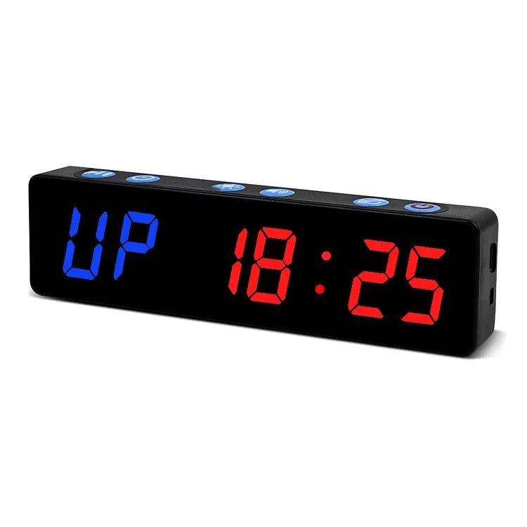 Jhering Hot Selling Battery Magnetic Led Digital Stopwatch Shower Kitchen Table Gym Watch Displays Timer Clock