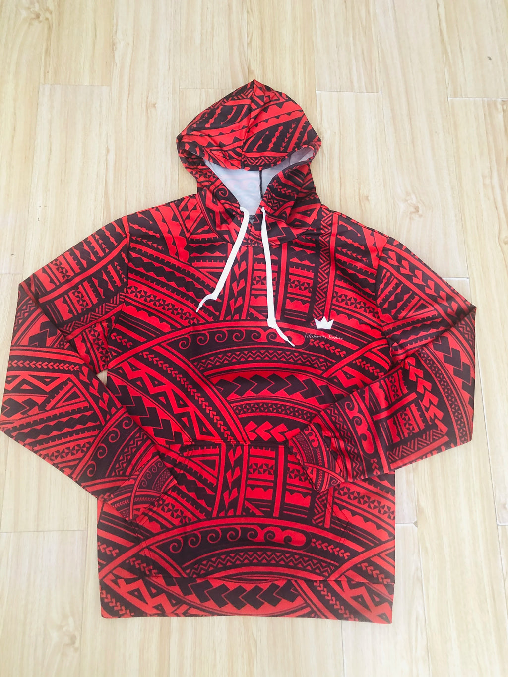 Men's Hoodies Custom Blue Polynesian Pohnpei Tribal Designer Sweater Boy Casual Oversized Hoodies Sweater