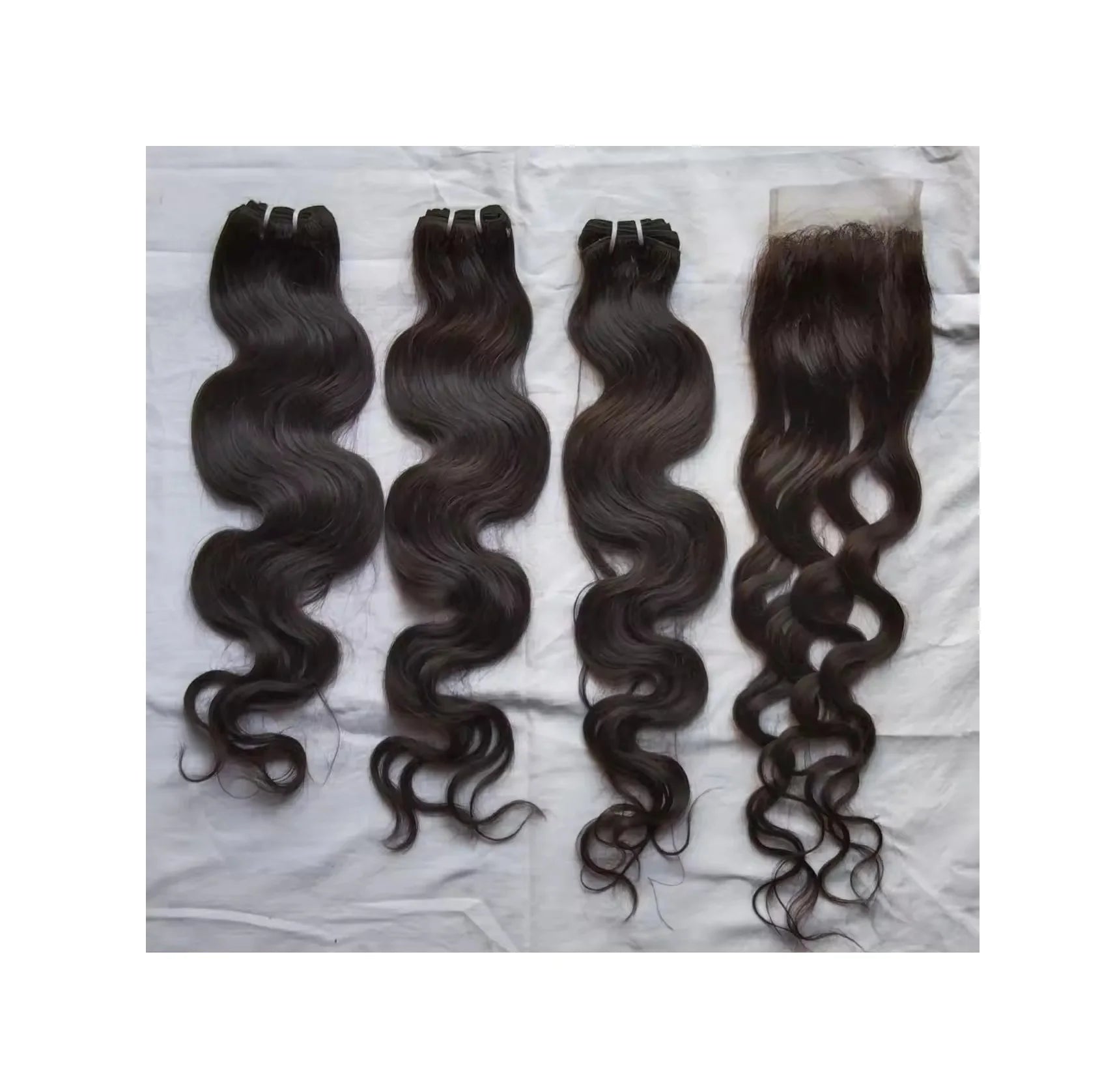 Loose Natural Wave Indian Remy Human Hair Weave Bundles Soft Virgin Hair Style 1 HairX Model 30