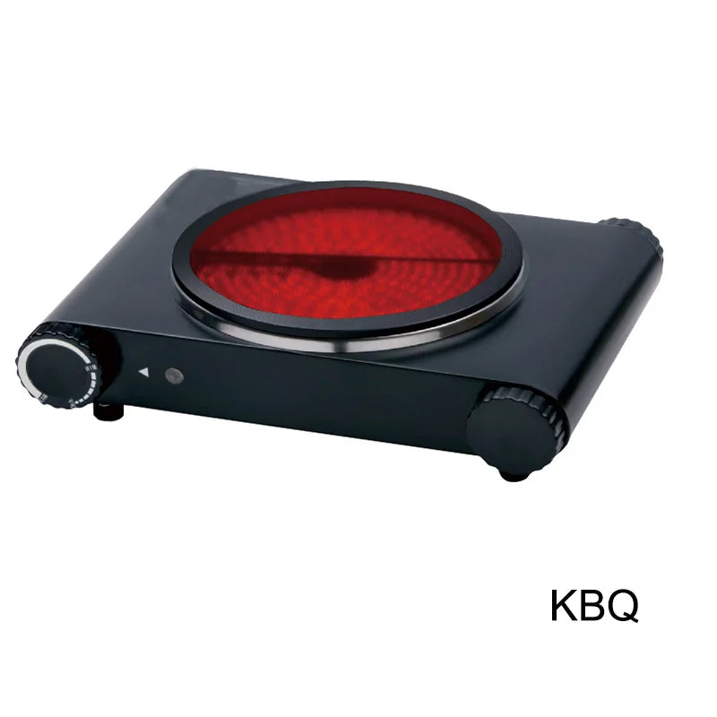 Single Burner Electric Hot Plate Coil CB CE Certified Metal Housing Cast Iron Surface Energy Efficient Class Temperature Control