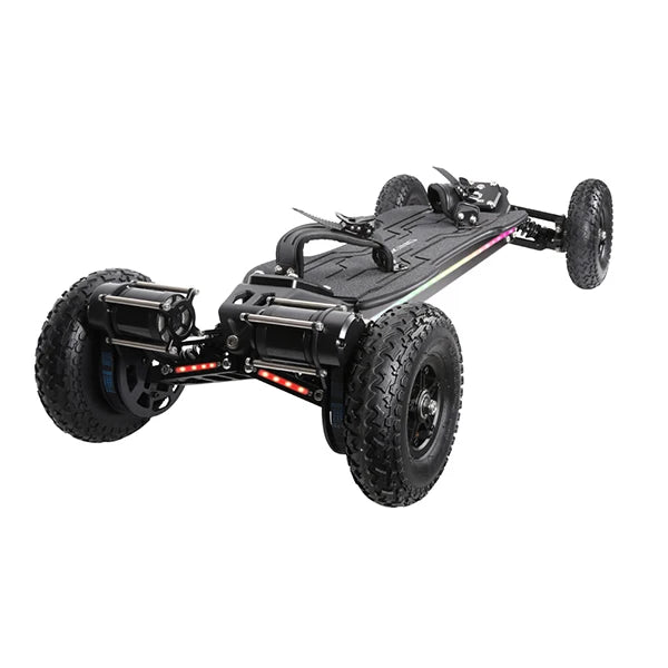 JENOVA Portable 80kmh Top Speed 25km Range 1210mm 10Ply Maple Glass Fiber Deck 44.4V 18000mAh 6H Fast Charge Off-Road Electric