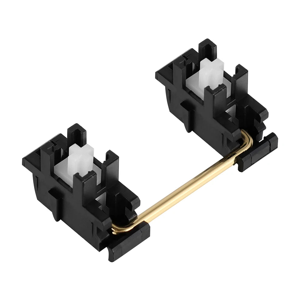 DUROCK Piano Plate Mount Stabilizers 2u 6.25u 7u Panda Stabilizer Gold-plated Wire Plate Stabs Smokey Clear Keyboard Stabilizers