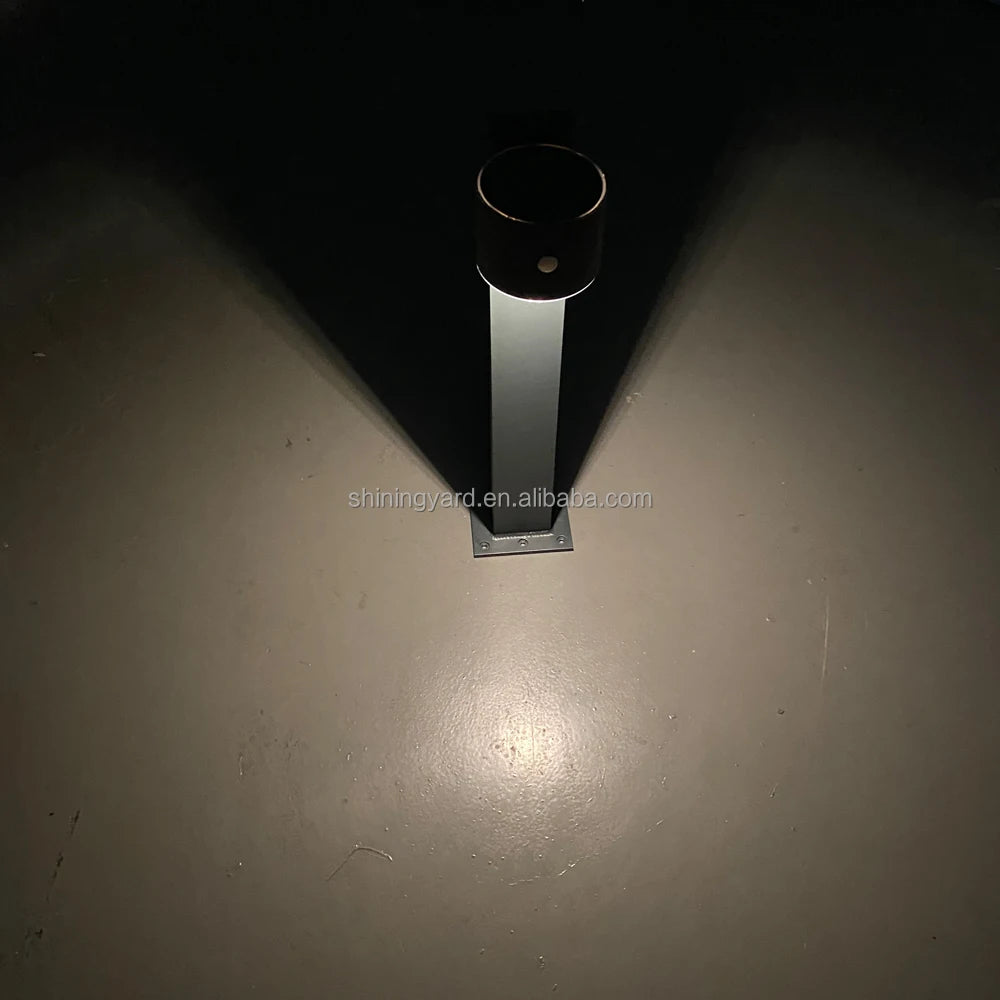 Modern IP65 LED Solar Pillar Gate Pathway Post Lawn Landscape Garden Lights
