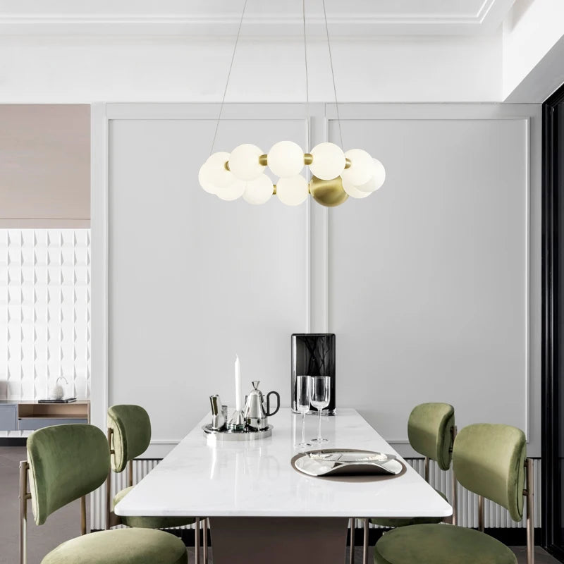 All Copper Post-Modern Household Living Room Chandelier Modern Minimalist Light Luxury Creative Personality Net Red Children’s