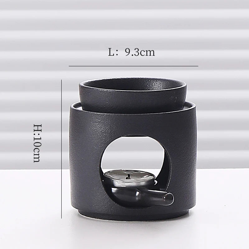 Newly Gift Sets Aroma Essential Warmer Aromatic Fragrance Lamp Perfume Wax Melt Burners Tealight Holder Ceramic Home Decoration