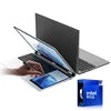 Wholesale Custom AZERTY Keyboard Dual Screen Laptop Touch Screen 15.6+7 Inch Computer Student I7 I9 13th N95 Business Laptop
