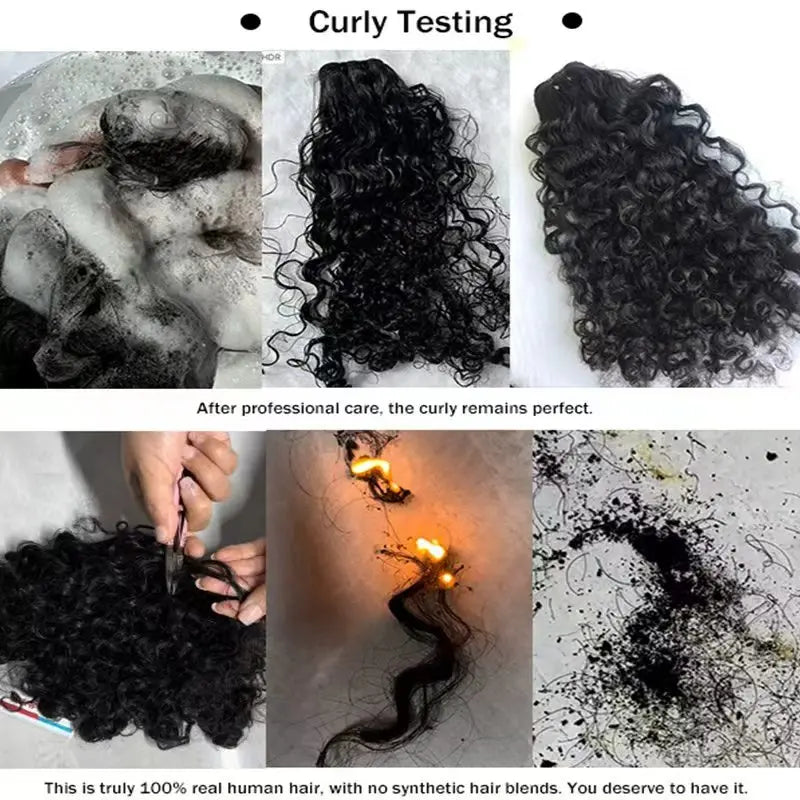 Drop Ship Toppers for Women Thickness All Colors Available Single Donor Real Human Indian Curly Hair Bundles