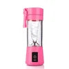 150W 380ml Electric USB Rechargeable Home Blender 6-Blade Portable Juicer with Cup Multifunctional 6S Plastic Mixer OEM