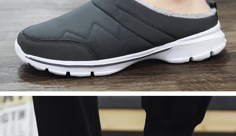 Winter Men Women Plush Slippers Home Indoor Warm House Cotton Shoes Room Lightweight Plus Big Size 47 48 49 Cheap Dropshipping