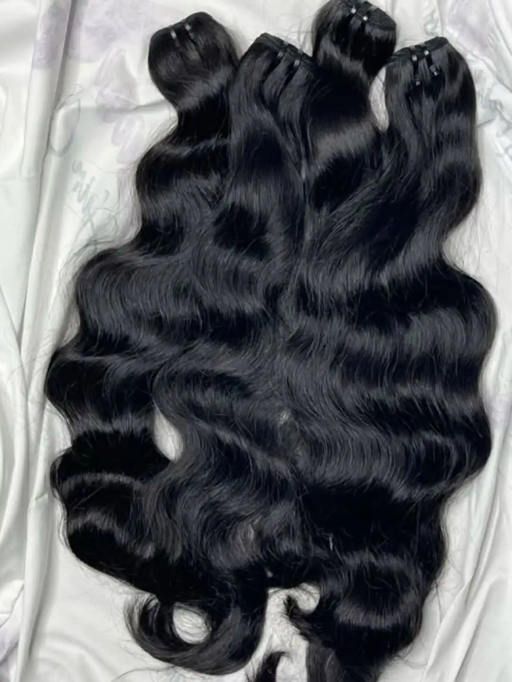 15A Human Hair Body Wave Bundles 100% Virgin Vietnamese Hair Extensions for Women Natural Black Weaving Machine Double Weft Perm