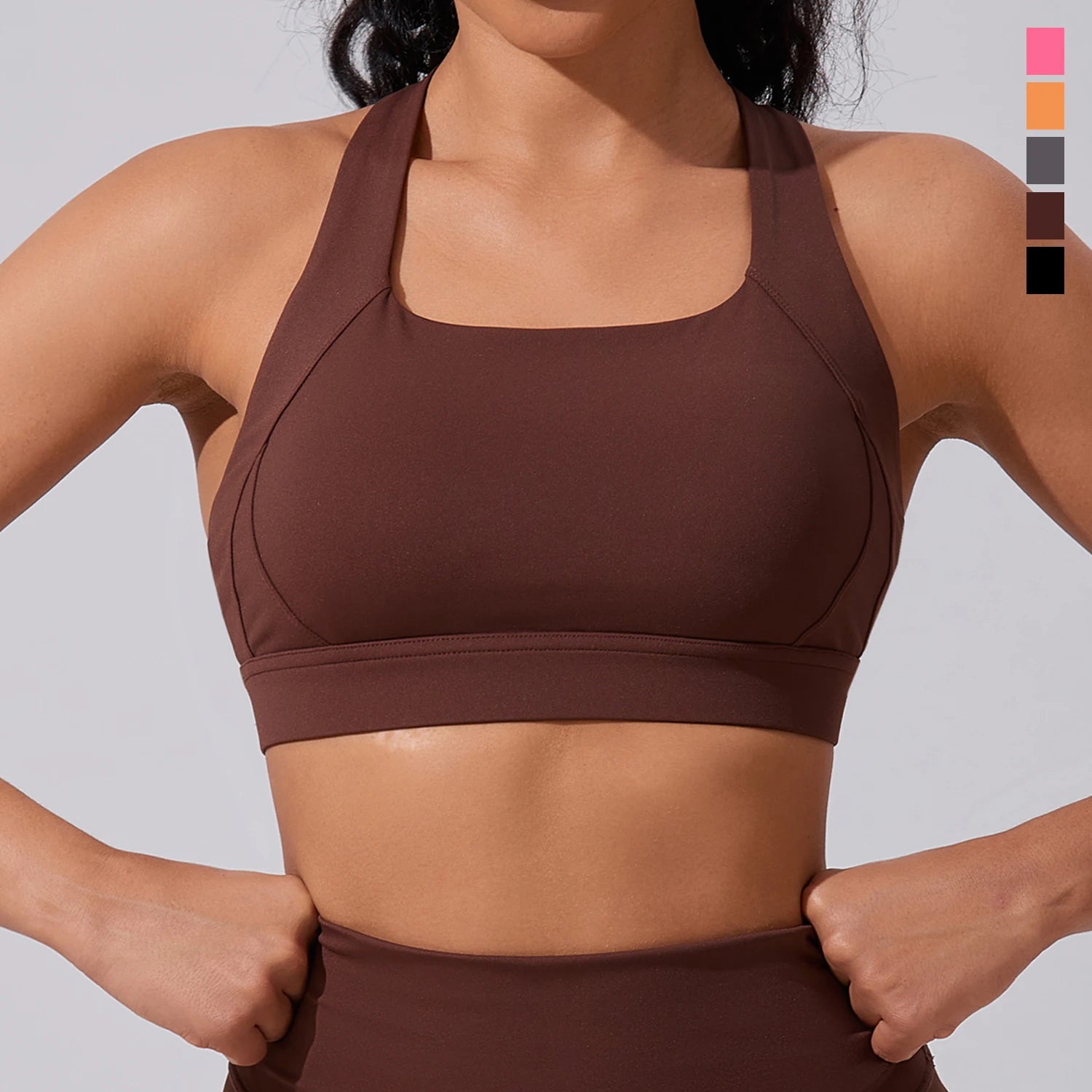 Custom Plus Size Women's Sets High Waist 2-Piece Sports Bra Leggings Yoga Set Breathable Four-Way Stretch Athletic Gym Sets