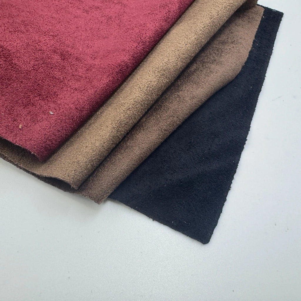Wholesale Soft Suede Faux Leather Synthetic PU Vinyl Material Waterproof Accessories for Crafts Luggage Bags for Furniture