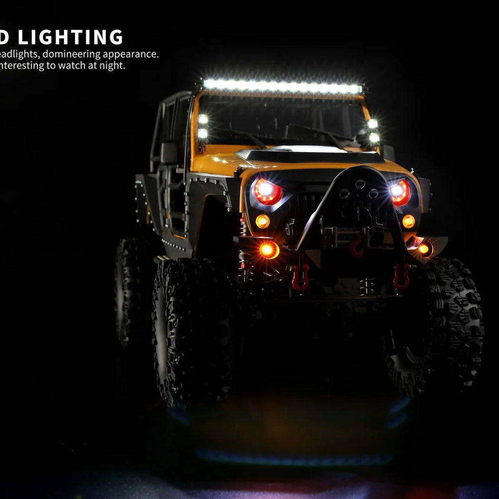 WLtoys 104010 104020 104026 1/10 Rock Crawler RC Car 4WD Electric Off-Road USB Cable 100m Range Indoor-Outdoor Children Toy