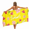 Wholesale 75*150CM Quick Dry Large Bath Towel Sand Free Towel Beach Cotton Microfiber Beach Towel With Logo Custom Print