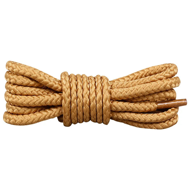 4mm Round Shoe Laces High Quality Round Shoelaces Boot Sneaker Shoestring Strong Braided Rope Shoelaces for Winter Shoes