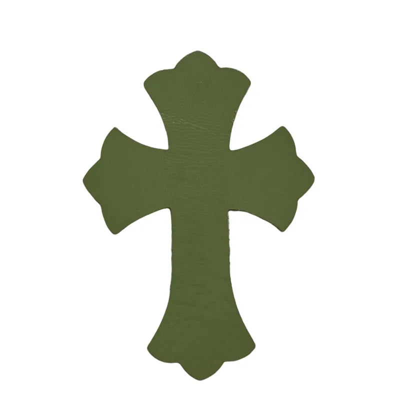 4.5*6.5cm Sheepskin Leather Patch With Cross Shaped Leather Label Genuine Leather DIY With Multiple Colors-106-182