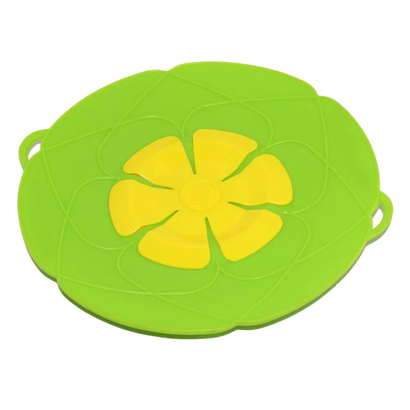 Silicone lid Spill Stopper Cover Pot Pan Cover  Kitchen Accessories Flower Shape Cookware Cooking Tools Kitchen Gadgets