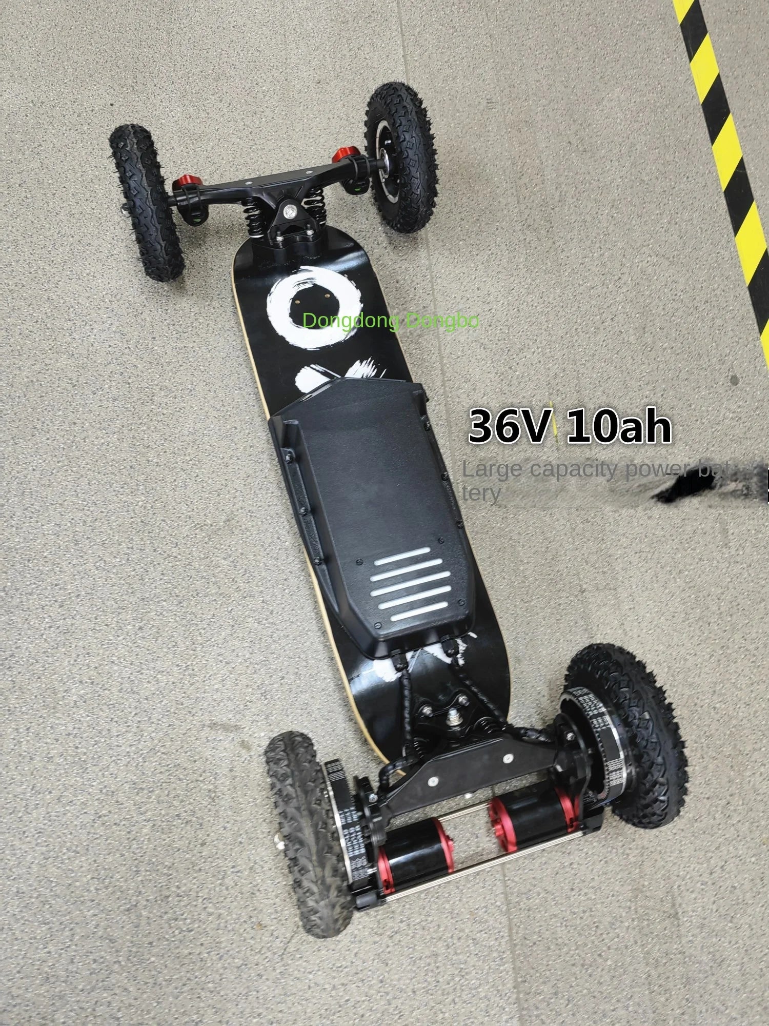 [Dr. East] Mini Dual-Drive Off-Road Mountain SUV Kite Skateboard Remote Control Four-Wheel Electric Skateboard 3000W 1 Year