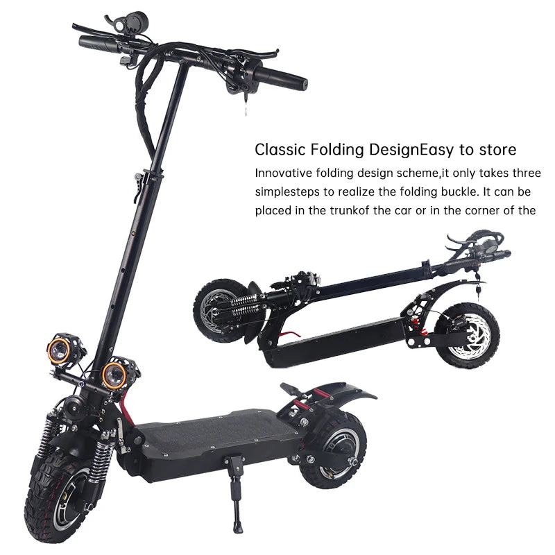 US Warehouse Chinese Made 48V 1200W*2 15.6Ah Battery Two Wheel Fast Electric Scooter Manufacturer All Terrain Scooters
