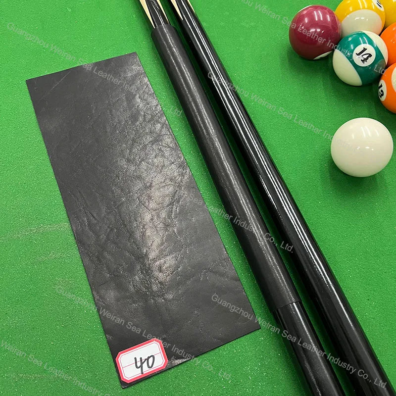 Genuine Cow Skin Pool Billiards Cue Grips Non-Slip Protective Sleeve Wrap with Different Print Pattern Genuine Leather Club Wrap