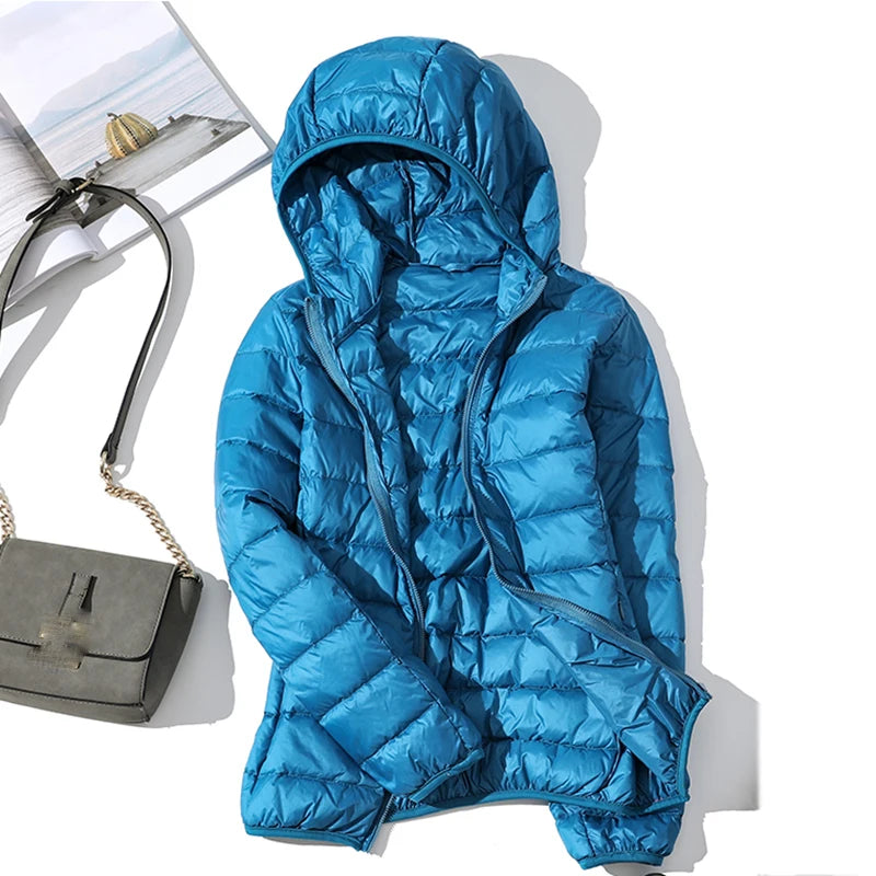 2025 New 90% Duck Down Jacket Women Autumn Winter Coat Lady Ultralight Down Jacket