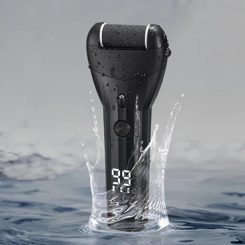 New Professional Lcd Cordless Rechargeable Foot Scrubber Dead Skin Spa Electric Foot File Nail Callus Remover for Feet