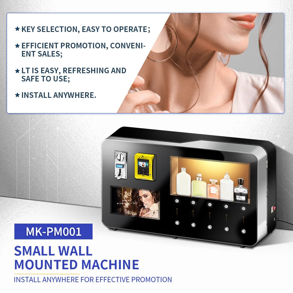 MAKMIK 2026 NEW Flower Series Ideal for Metro Stations Featuring Durable Floral Styles Ultra-thin Perfume Vending Machine