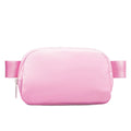 USA Oversea Warehouse 1L Nylon Waterproof Chest Bag Fanny Pack Waist Bag Belt Bag Crossbody Waist Belt Sport Workout Waist Bag