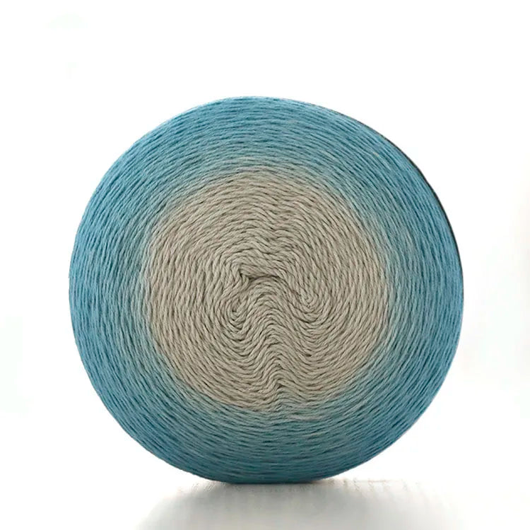 100% Recycled Magic Ball Sweater Scarf Hat for Baby 180g Hand Knitting with Fancy Yarn Dyed Pattern Cotton Line Weaving