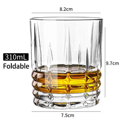 Whiskey Glasses,Scotch Glasses,Old Fashioned Whiskey Glasses/Perfect Gift for Scotch Lovers/Style Glassware for Bourbon/Rum