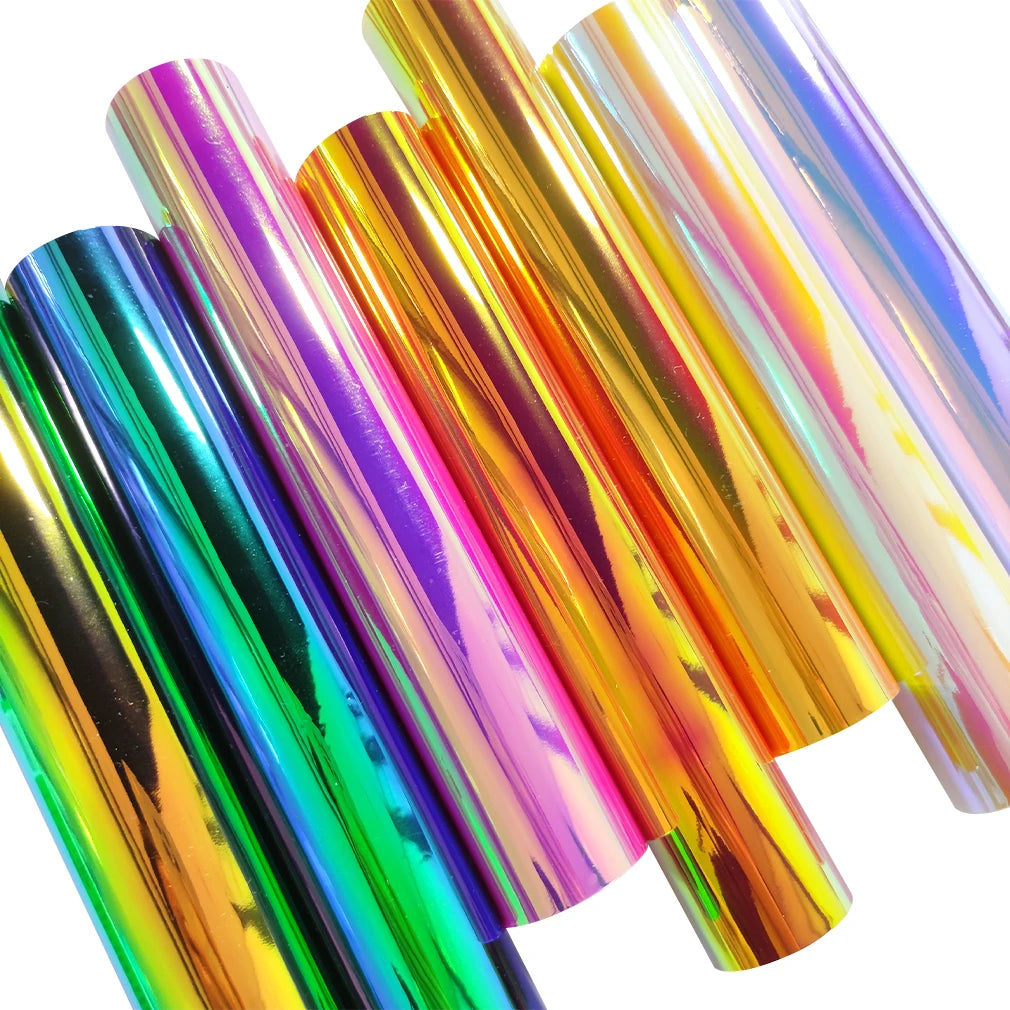 Non-Transparent PVC Holographic SOLID Color Changing Plastic Opaque Film for Handbag/Craft Making