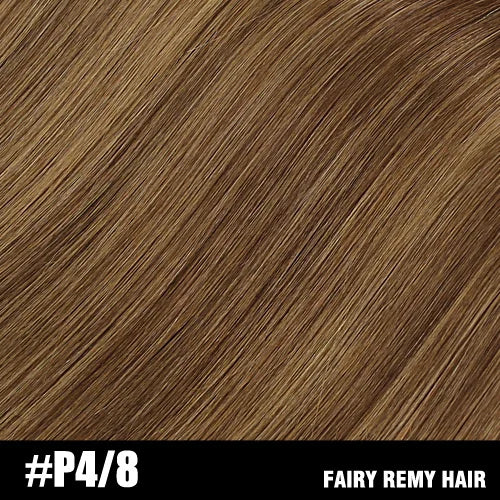 Fairy Remy Hair 20-22" Remy Keratin Flat Tip Human Hair Extensions Straight Capsules Natural Pre Bonded Hair 0.8g/Strand